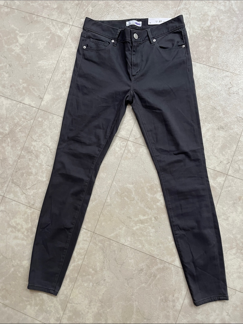 NEW Loft Dark Gray Leggings 27/4